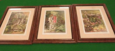A FRAMED JAMES D PRESTON LTD EDITION PRINT WITH THREE JUDY BOYES SIGNED PRINTS (4)