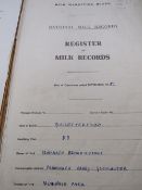 A VINTAGE MILK MARKETING BOARD REGISTER OF NATIONAL MILK RECORDS