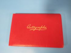 A VINTAGE AUTOGRAPH ALBUM RELATING TO 1930'S B.B.C