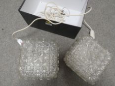 A RETRO STYLE WALL LIGHT FITTINGS