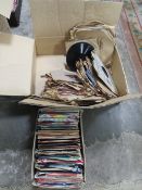 A SMALL BOX OF VINTAGE 7