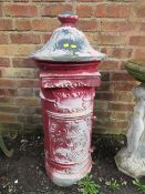 AN ORNAMENTAL POST BOX