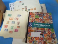 A COLLECTION OF STAMPS QV- QE11 INCLUDING IMPERF TWO PENNY BLUE AND REDS, EDWARD V11 PARCEL HIGH