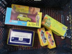 A BOXED CORGI GREEN HORNET BLACK BEAUTY CAR 268, BOXED MR BEAN CORGI MINI 4419, BOXED FORWARD