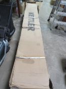 A BOXED KETTLER FREE STANDING PARASOL - CONTENTS UNCHECKED