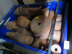 A TRAY OF TERRACOTTA POTS