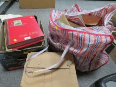 A LARGE QUANTITY OF STAMPS ETC OVER SEVERAL ALBUMS, FIRST DAY COVERS ETC