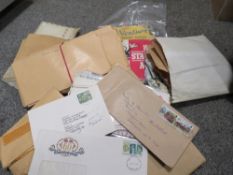 A COLLECTION OF STAMPS TO INCLUDE TWO SMALL ALBUMS, PRESENTATION PACKS ETC