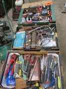 THREE TRAYS OF TOOLS