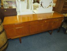 A MID CENTURY TEAK SIDEBOARD W-181 CM