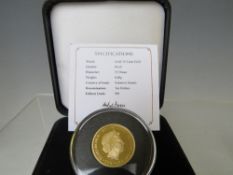 SOLOMON ISLANDS 2021 QUEENS 95TH BIRTHDAY GOLD PROOF 10 DOLLARS, in Jubilee mint case