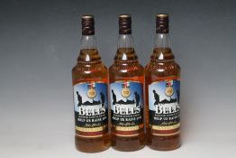 3 BOTTLES OF 1 LITRE BELL'S HELP FOR HEROES LABEL WHISKY
