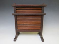 A VINTAGE JAPANESE TABLE SCREEN, 35 x 29 cm