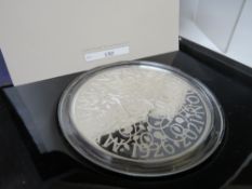 ROYAL MINT 2021 QUEEN ELIZABETH 95TH BIRTHDAY SILVER PROOF 5oz £10 COIN, in case of issue, with C.