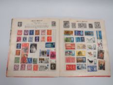 A STANLEY GIBBONS FAN FARE STAMP ALBUM AND CONTENTS