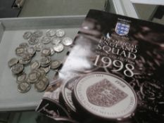 A 1998 ENGLAND FOOTBALL COIN COLLECTION