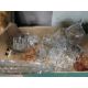 THREE TRAYS OF CLEAR PRESSED GLASS - Image 2 of 4