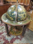 A MODERN DRINKS GLOBE S/D