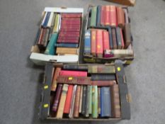 THREE TRAYS OF VINTAGE BOOKS