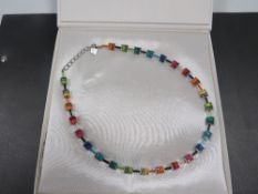 A COEUR DE LION COLOURED NECKLACE
