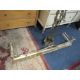 A VINTAGE BRASS FENDER WITH COMPANION SET - Image 1 of 3