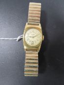 ART DECO ROLLED GOLD MEDANA SPORT WRISTWATCH
