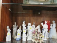 A LARGE QUANTITY OF SPANISH STYLE FIGURINES
