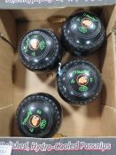 FOUR PREMIUM 2 LAWN BOWLS SIZE 5H