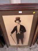 FIVE LARGE FRAMED PUB STYLE PRINTS