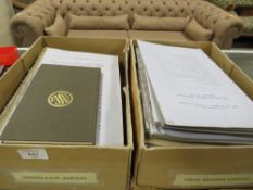 A QUANTITY OF RAILWAYANA 19TH CENTURY, GOVERNMENT PAPERS RELATING TO THE GREAT WESTERN , MIDLANDS