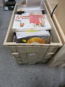 TWO TRAYS OF FOOTBALL PROGRAMMES AND MEMORABILIA FOR WOLVERHAMPTON WANDERS, TO INCLUDE MANY MODERN