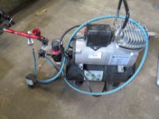 A HOBBYIST COMPRESSOR AND SPRAY BRUSH
