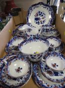 A TRAY OF ROYAL JAPAN IMARI TEAWARE