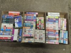 THREE TRAYS OF VINTAGE ELVIS PRESLEY VHS