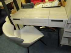 A MODERN DESK WITH CHAIR