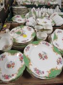 THREE TRAYS OF PARAGON TEA/DINNER WARE