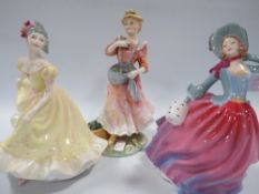 THREE ROYAL DOULTON FIGURINES TO INCLUDE 