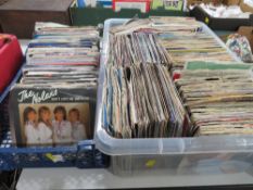 TWO TRAYS OF PICTURE SLEEVES 7