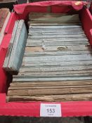 A TRAY CONTAINING MANCHESTER LITERARY AND PHILOSOPHICAL SOCIETY 38 VOLUMES 1890'S -1913