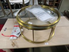 A WEST ELM MODERN DECO STYLE TABLE A/F