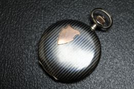 A REMONTOIR NIELLO STYLE FULL HUNTER POCKET WATCH, Dia 5 cm