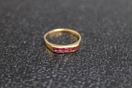 A 14K RUBY RING, approx weight 1.7g, size M