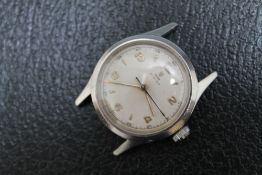 A TUDOR OYSTER WRIST WATCH BY ROLEX, no strap, back case numbered 8880 4453, Dia 3.5 cm