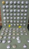 EIGHTY THREE POLICE BUTTONS, including local examples for Staffordshire, Walsall, Wolverhampton