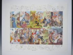 CHRIS ORR R.A. (1943). 'Green Rocks Under St. Petersburg', signed lower right, limited edition No 12