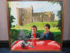 ROGER M. KEAN (XX-XXI). 'The Recce At Doune' (In Search of Draculas Castle), signed and dated