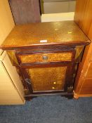 FAUX LEATHER STYLE CABINET