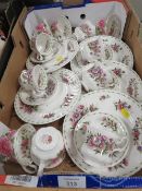 A BOX OF ROYAL ALBERT FLOWERS OF THE MONTH