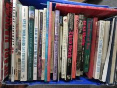 THREE TRAYS OF ASSORTED HARD BACK BOOKS ETC TO INCLUDE SEVERAL ILLUSTRATORS PUBLICATIONS
