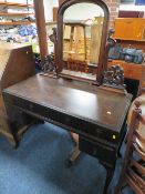A VINTAGE QUEEN ANN STYLE DRESSING TABLE